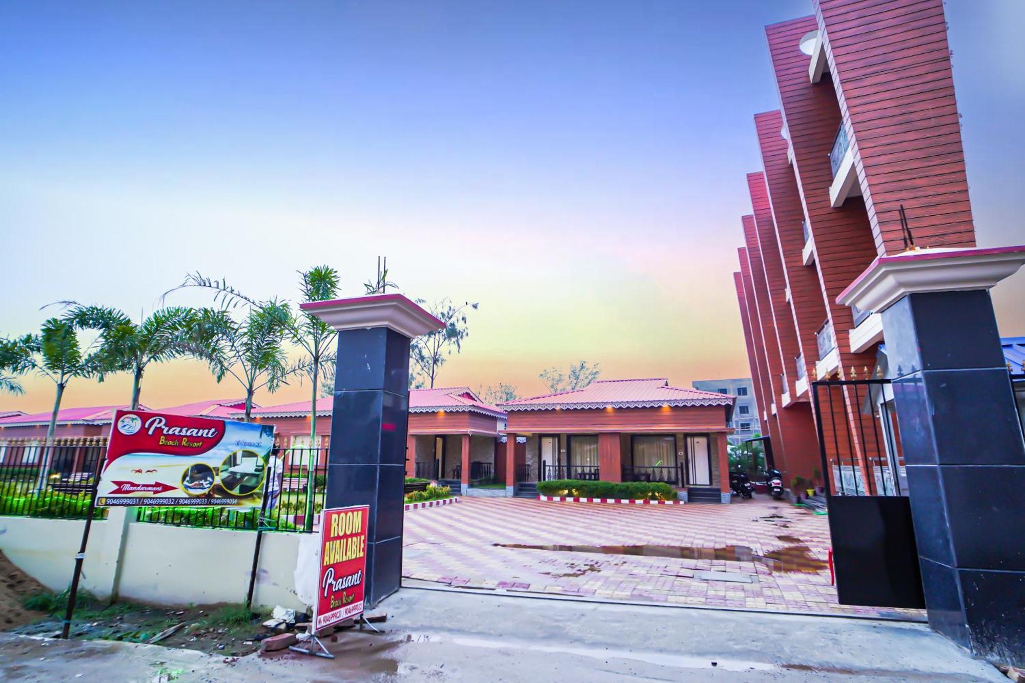 Prasant On Beach Resort !! Lift - Wifi -Restaurant-Parking Facilities-Newly Decorated Room !! Mandarmani Ngoại thất bức ảnh