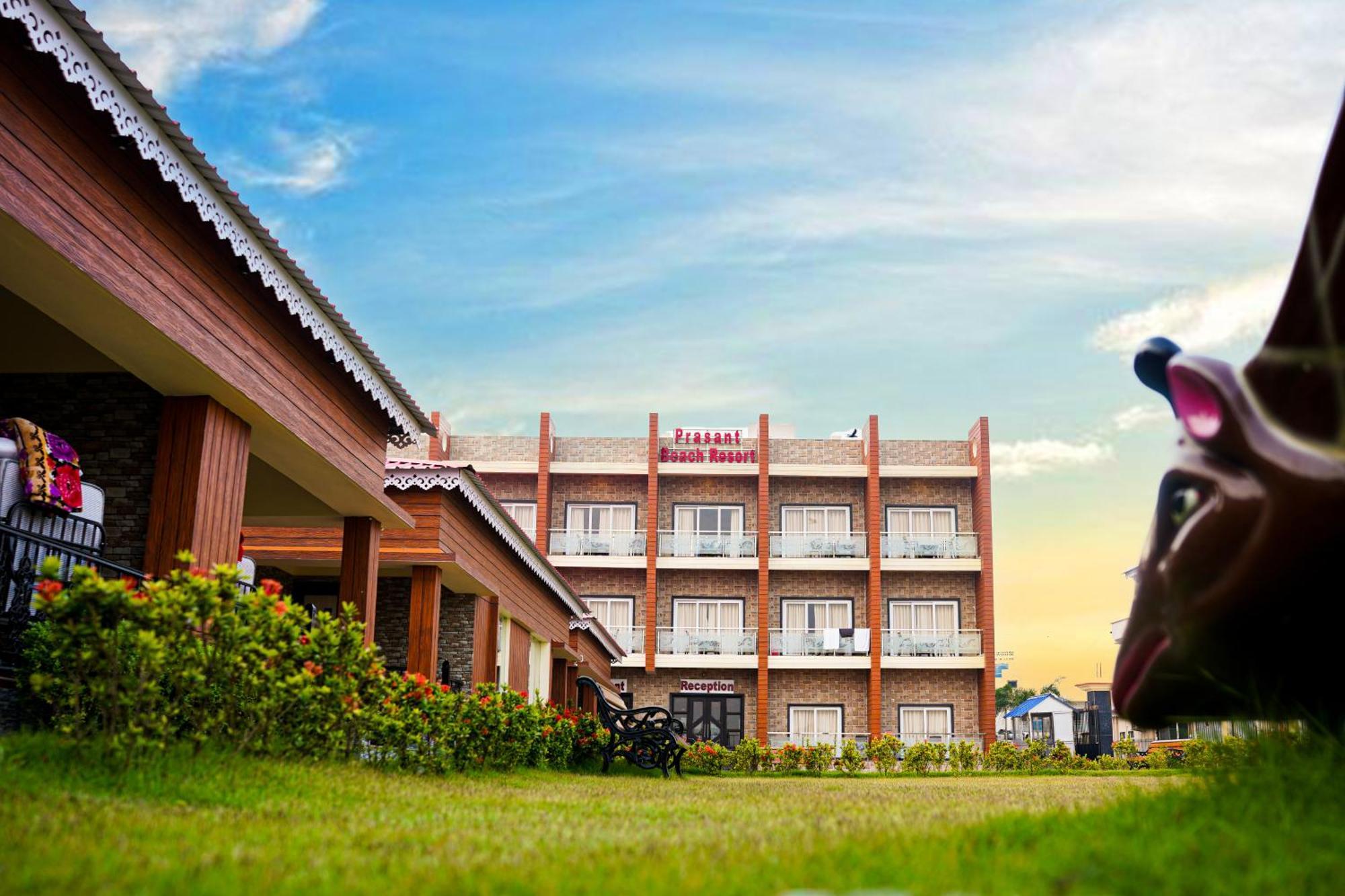 Prasant On Beach Resort !! Lift - Wifi -Restaurant-Parking Facilities-Newly Decorated Room !! Mandarmani Ngoại thất bức ảnh